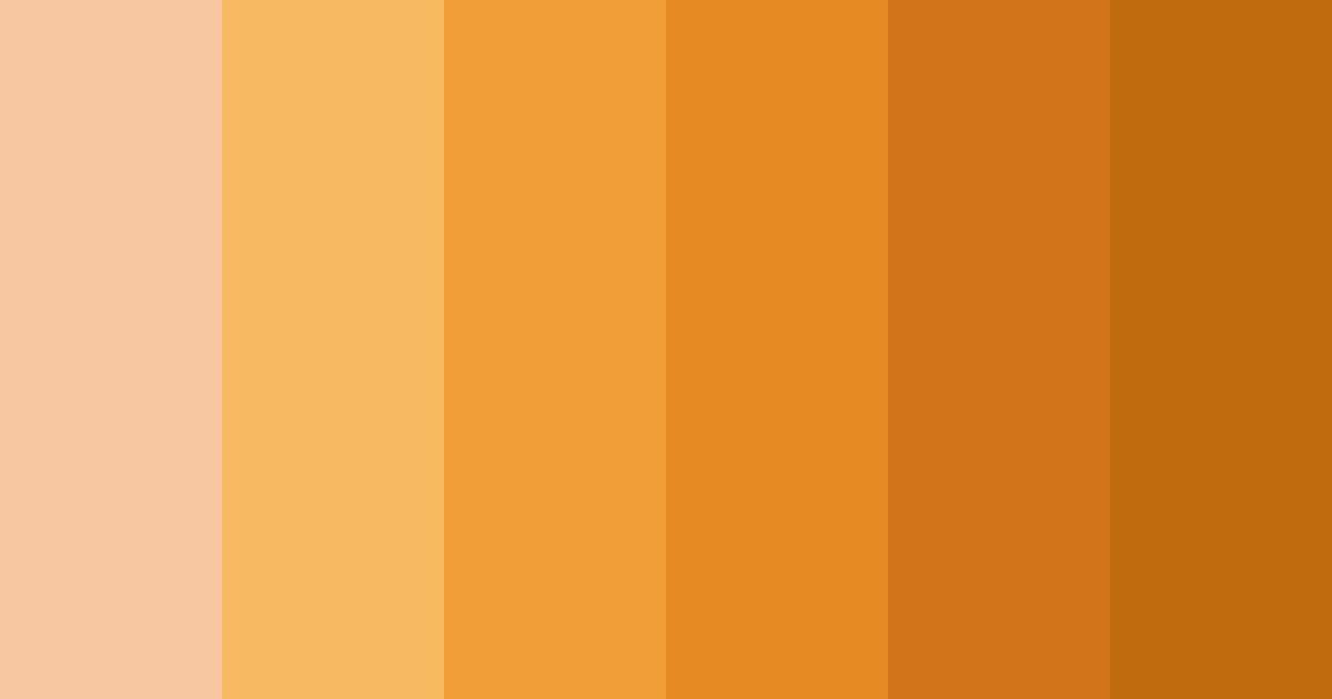 Download golden ember glow color palette PNG image (landscape)