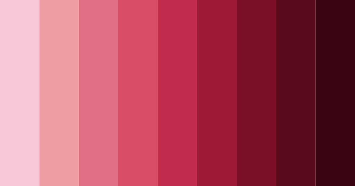Download dark cherry blossom color palette PNG image (landscape)