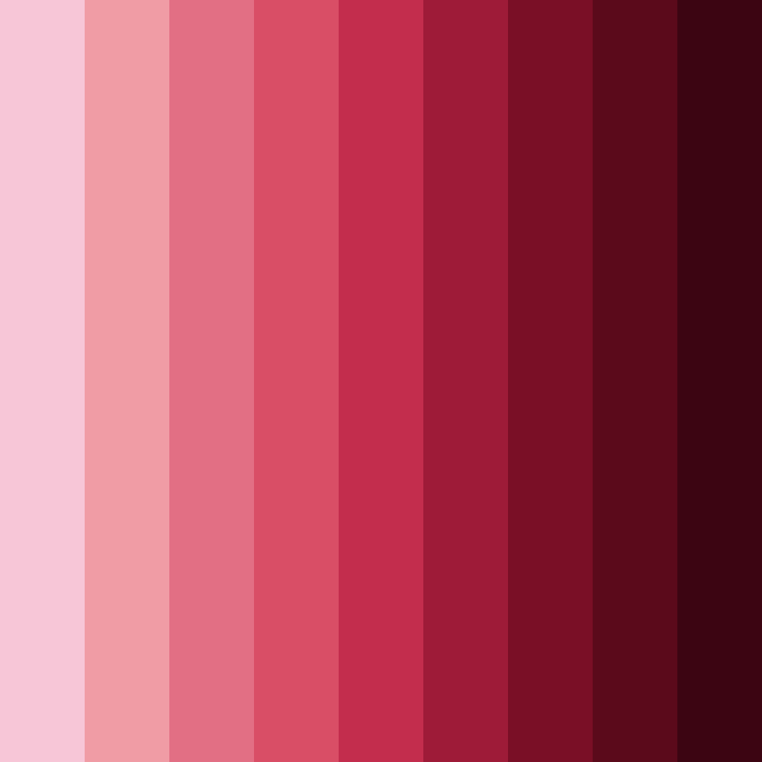 Download dark cherry blossom color palette PNG image (square)