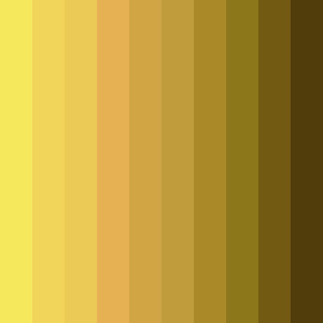 Download golden sunrise harmony color palette PNG image (square)