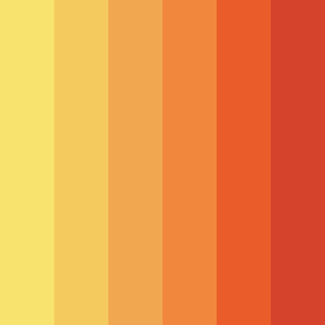 Download sunshine serenade color palette PNG image (square)