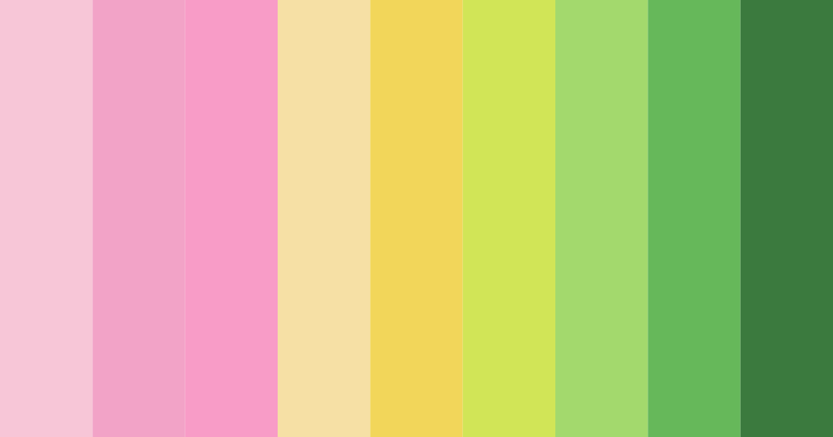 Download soft pink green color palette PNG image (landscape)