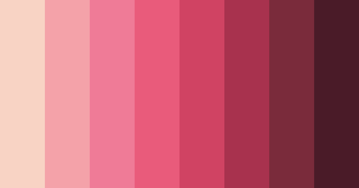 Download blossom of temptation color palette PNG image (landscape)