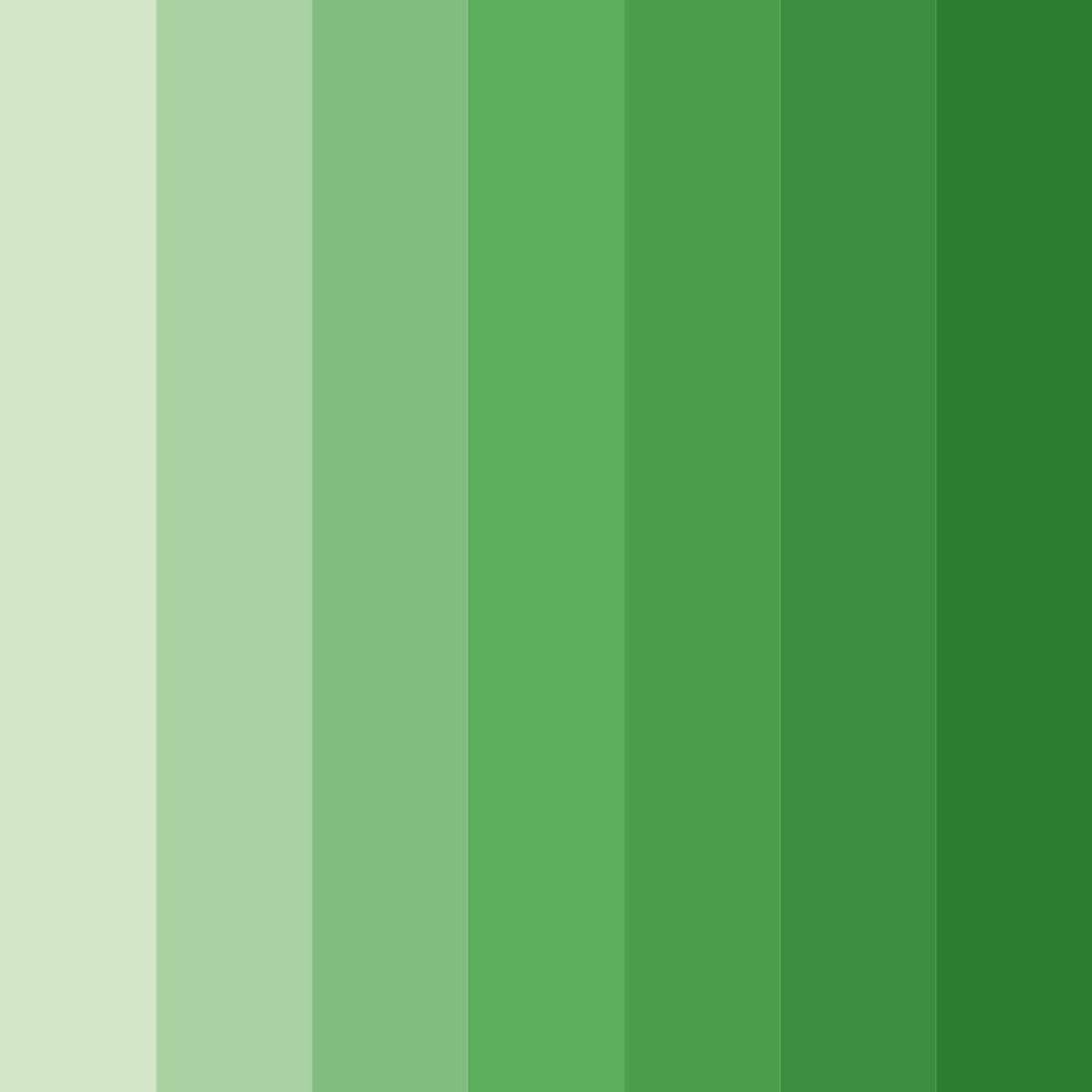 Download verdant oasis color palette PNG image (square)