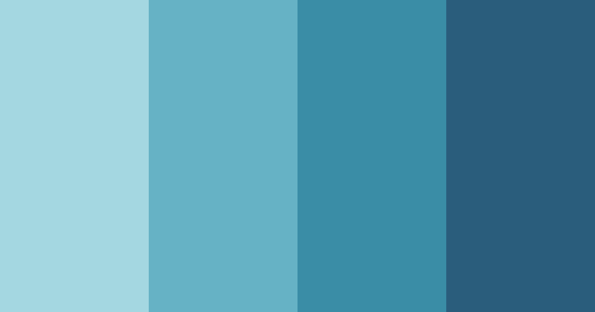 Download digital aqua spectrum color palette PNG image (landscape)