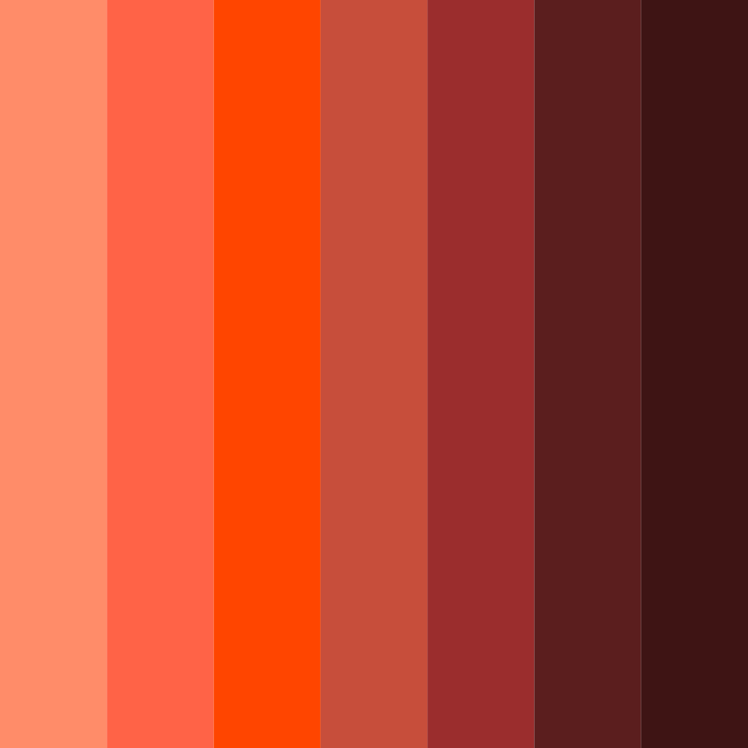 Download tomato red color palette PNG image (square)