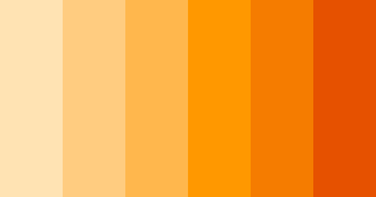 Download citrus sunset color palette PNG image (landscape)