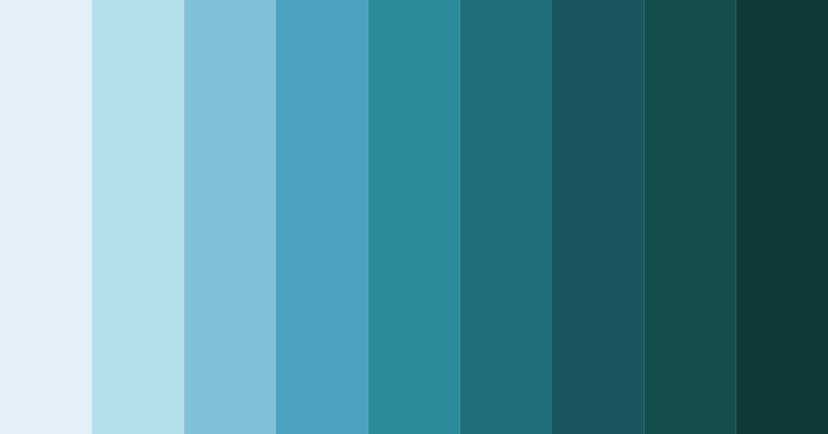 Download blue sleek color palette PNG image (landscape)