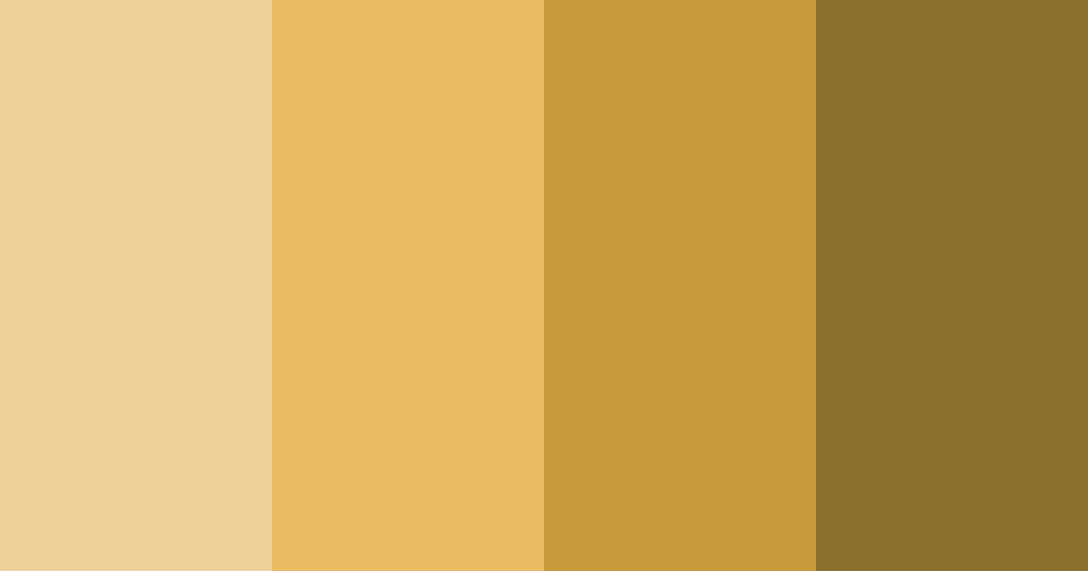 Download golden honey color palette PNG image (landscape)