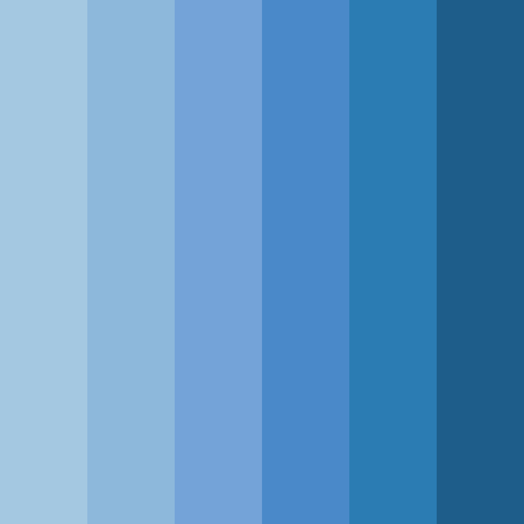 Download pastel blue serenity color palette PNG image (square)