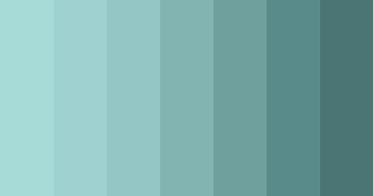 Download tropical tranquility color palette PNG image (landscape)