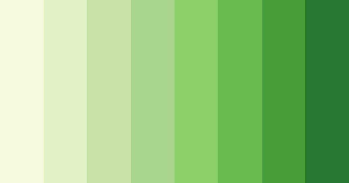 Download light green color palette PNG image (landscape)