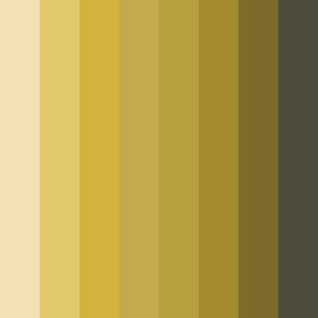 Download light yellow color palette PNG image (square)