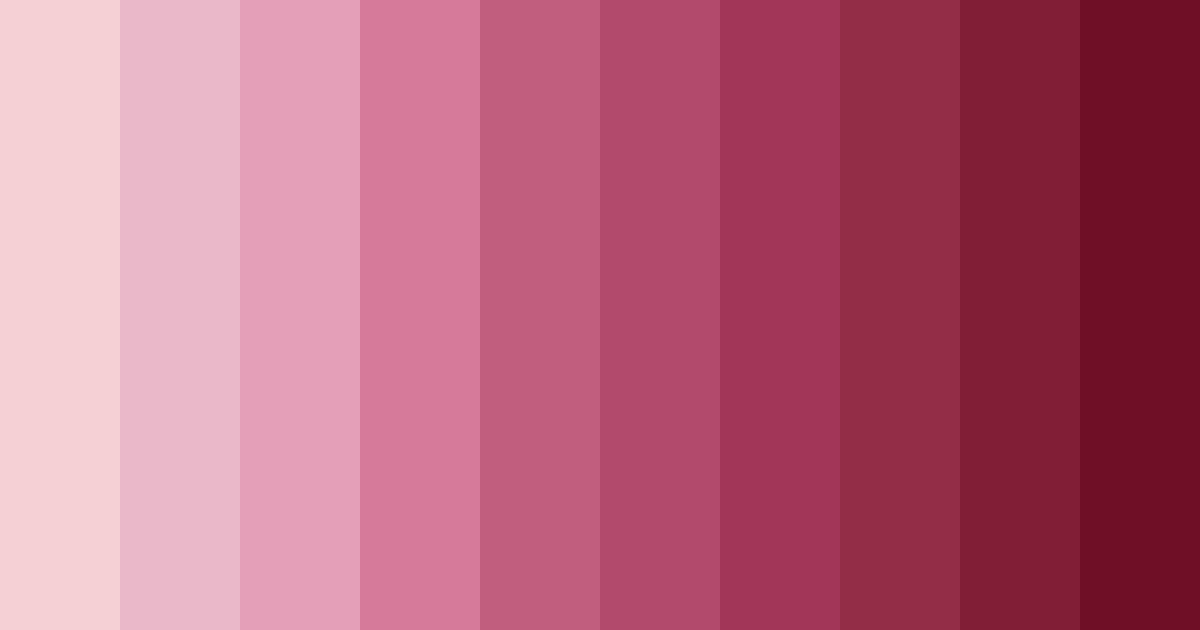 Download muted pink shades color palette PNG image (landscape)