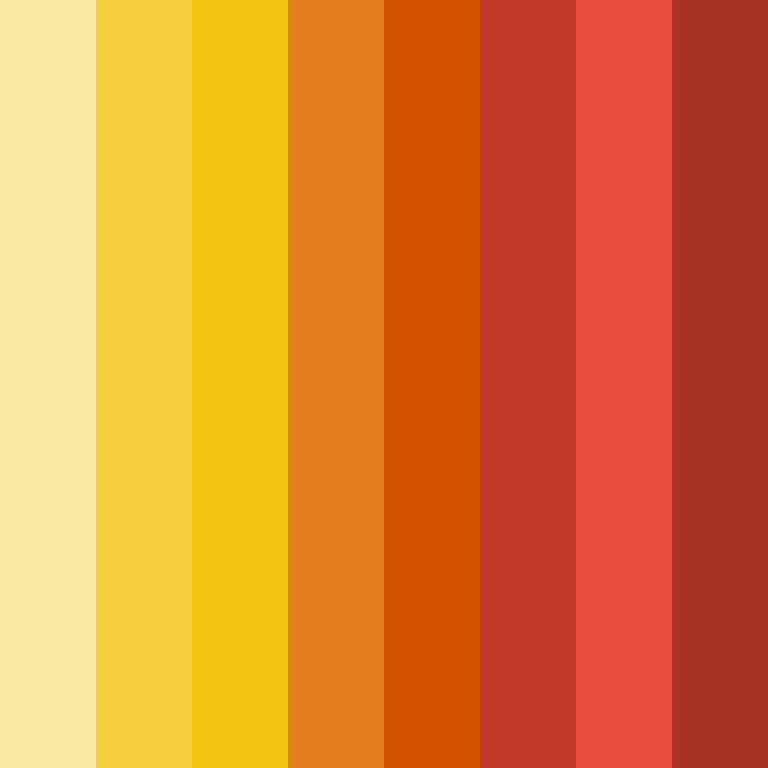 Download sunset serenade color palette PNG image (square)