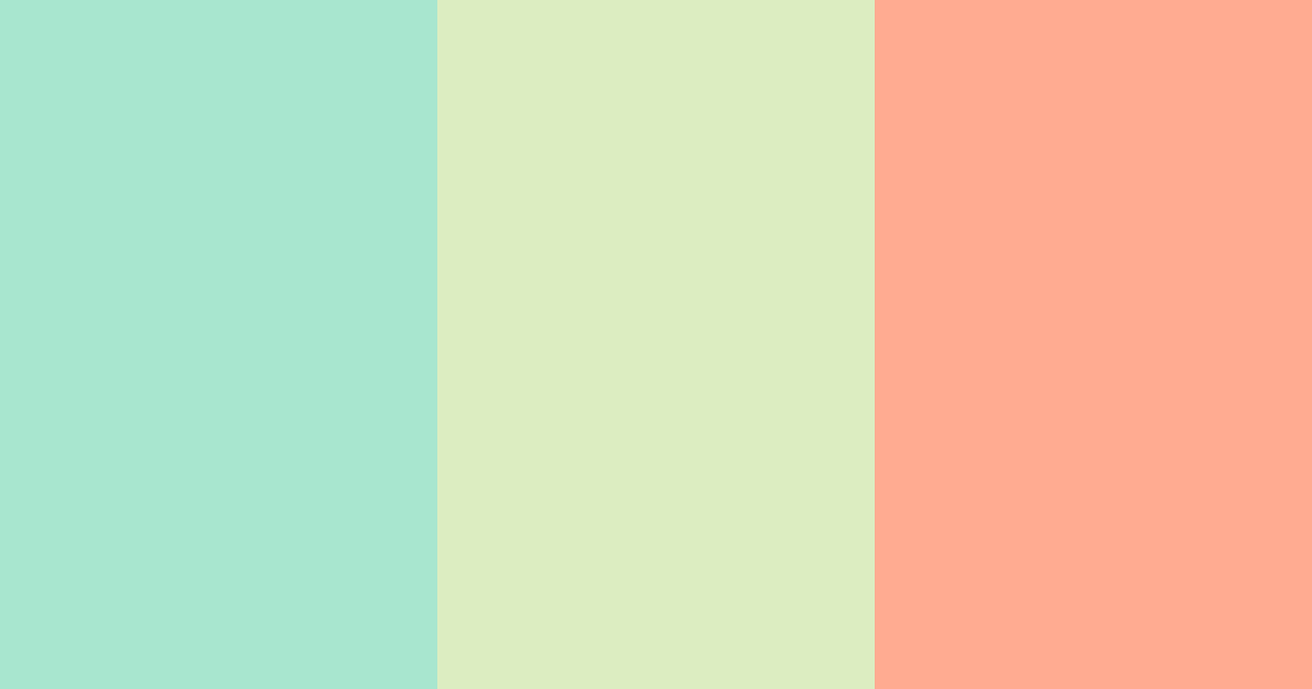 Download light green bliss color palette PNG image (landscape)