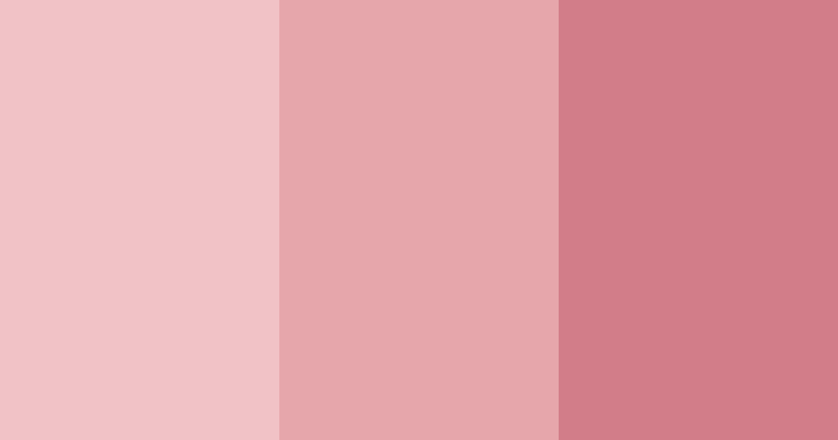 Download blushing rosewood color palette PNG image (landscape)