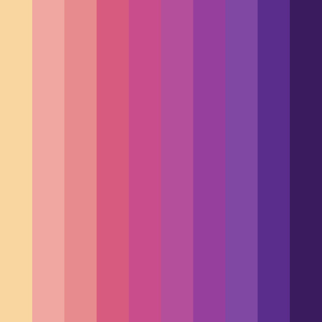 Download pink dinner color palette PNG image (square)