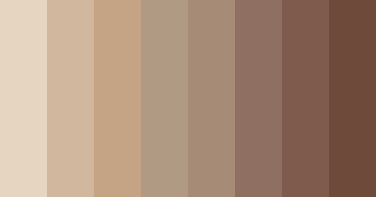 Download brown earth color palette PNG image (landscape)