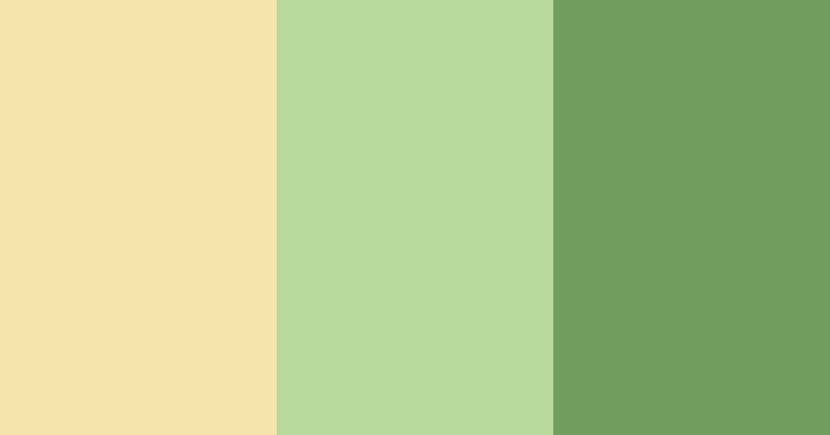 Download amber green cream color palette PNG image (landscape)