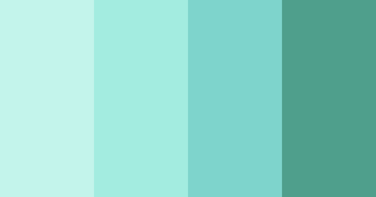 Download aquatic serenity color palette PNG image (landscape)