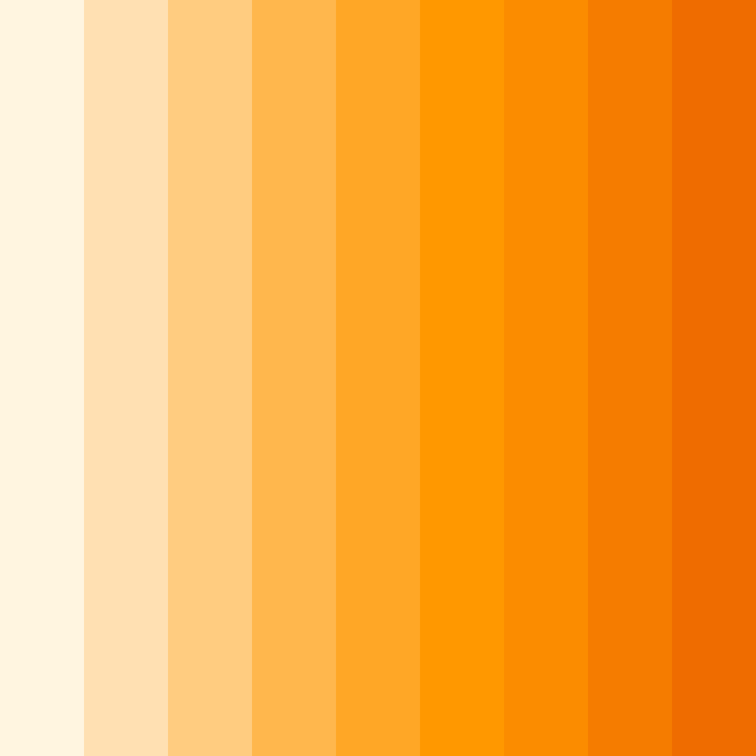 Download sunset citrus color palette PNG image (square)