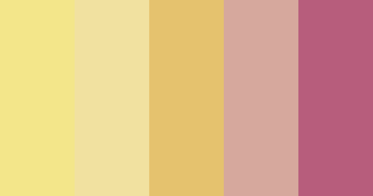 Download sunset blossoms color palette PNG image (landscape)