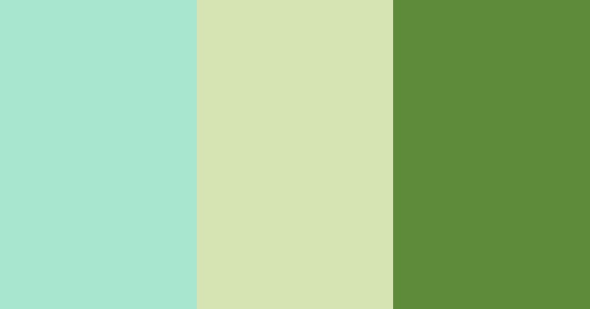 Download shades of green grass color palette PNG image (landscape)