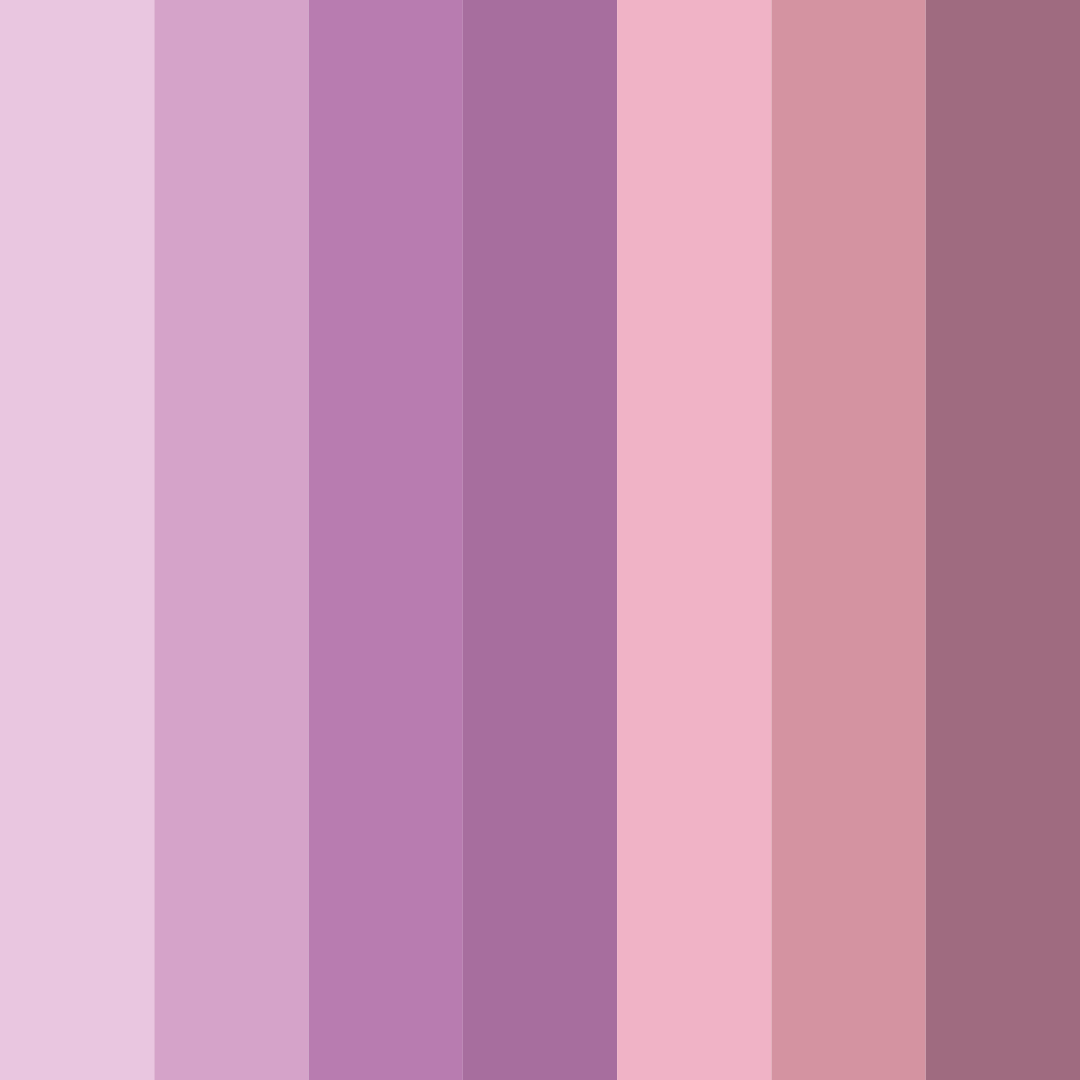 Download whimsical berry blossom color palette PNG image (square)