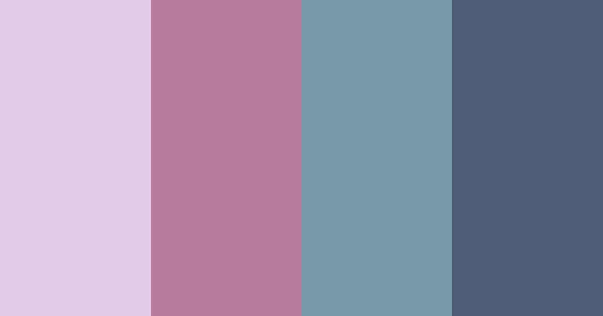 Download dusty blue and raspberry shades color palette PNG image (landscape)