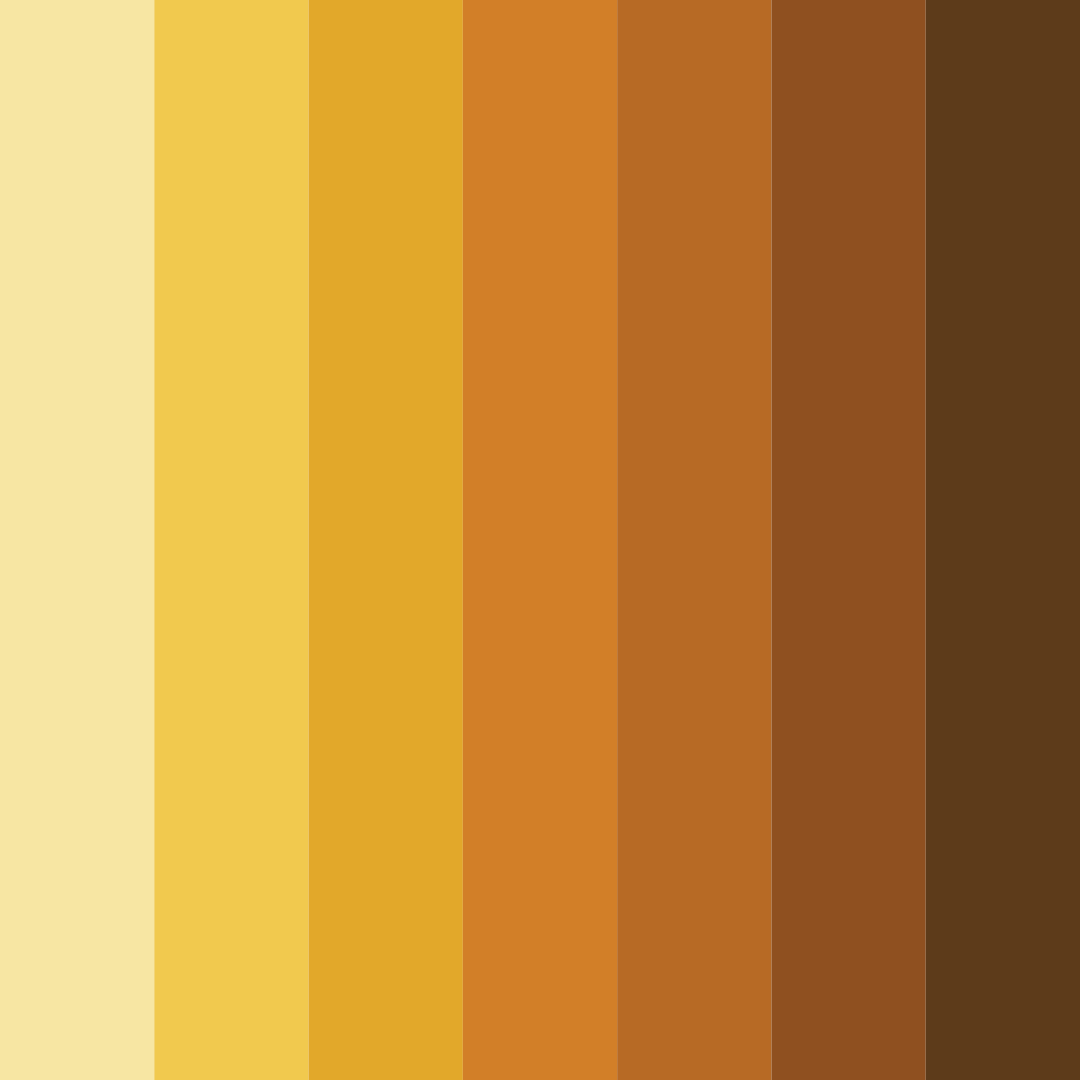 Download golden hearth color palette PNG image (square)