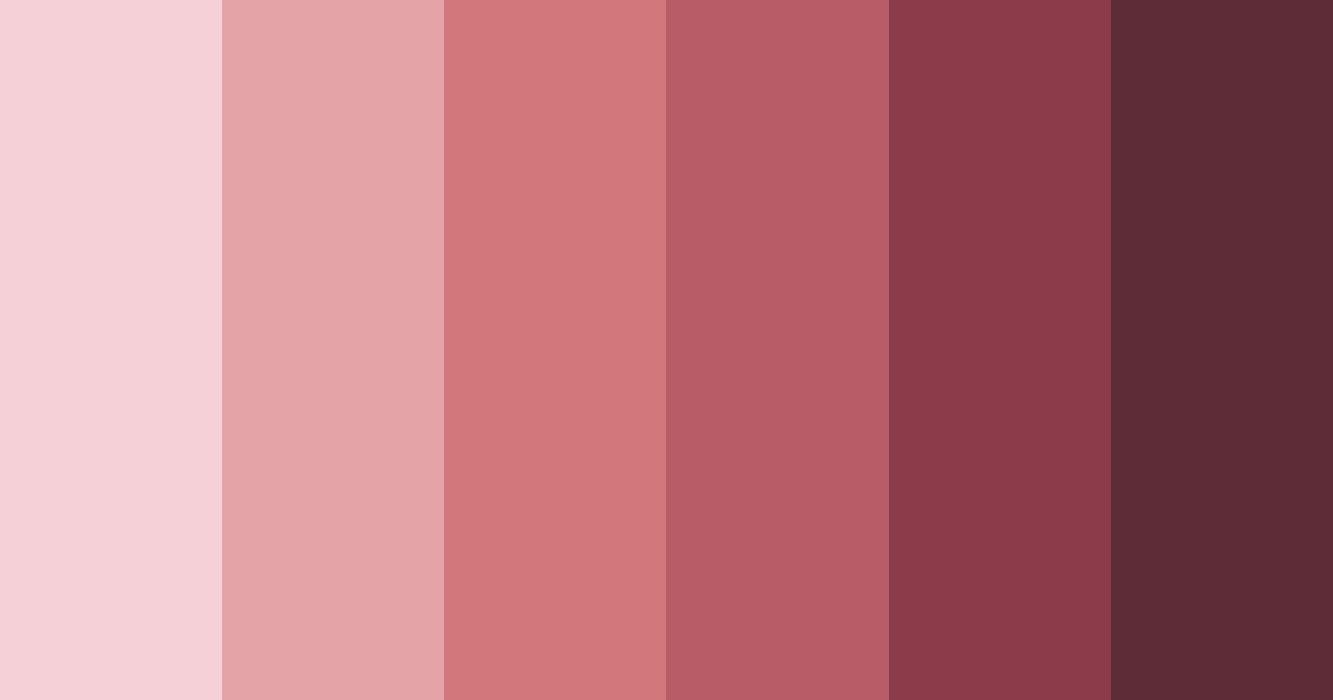Download maroon shades color palette PNG image (landscape)
