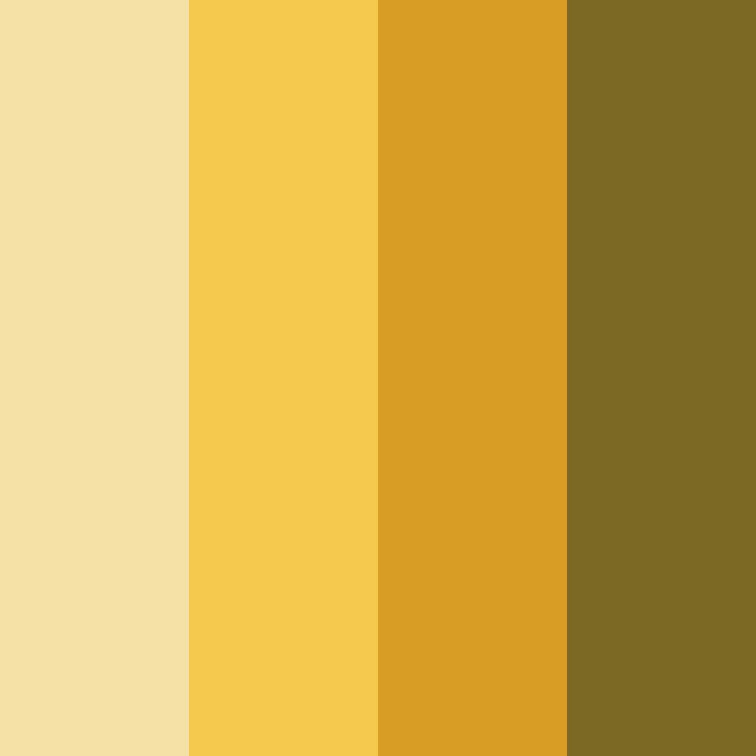 Download goldenwood gleam color palette PNG image (square)