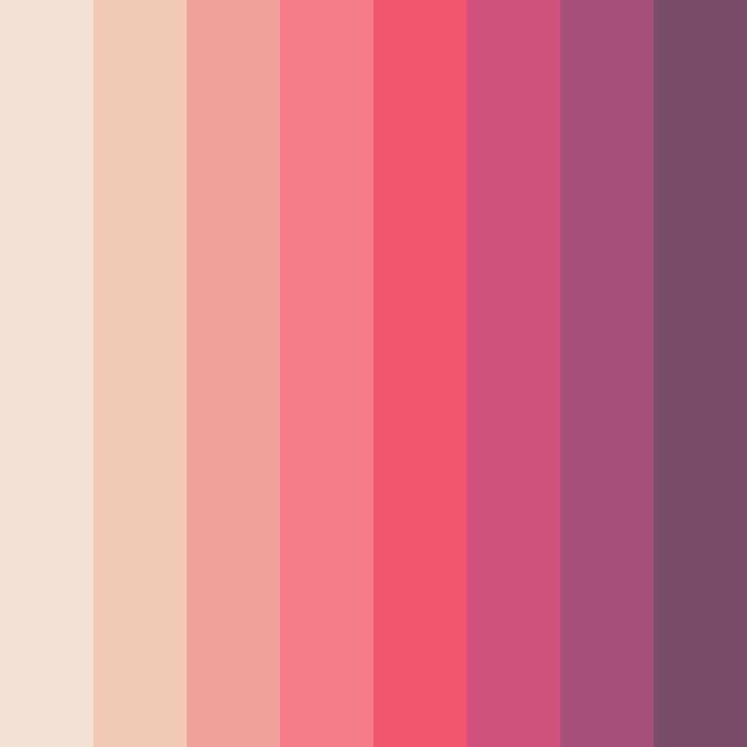 Download blushing dreams color palette PNG image (square)