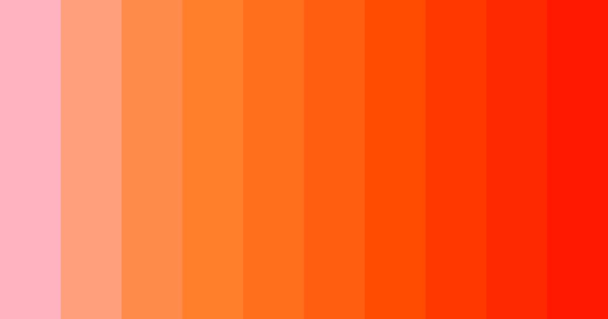 Download sunset sorbet color palette PNG image (landscape)