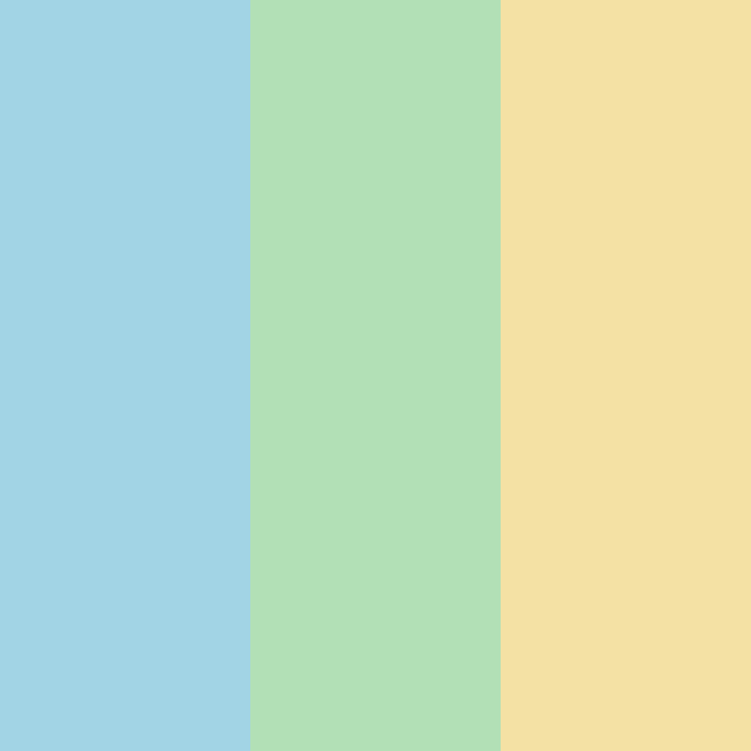 Download soft blue green color palette PNG image (square)