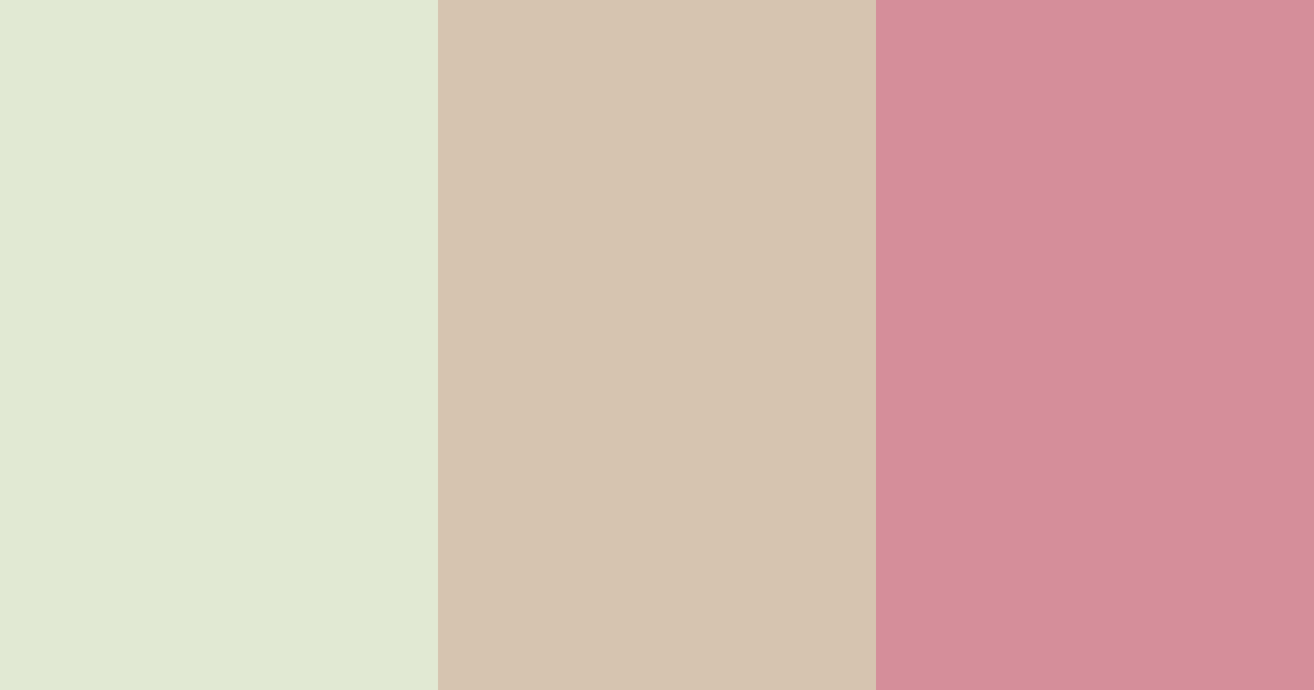 Download sage green blush color palette PNG image (landscape)