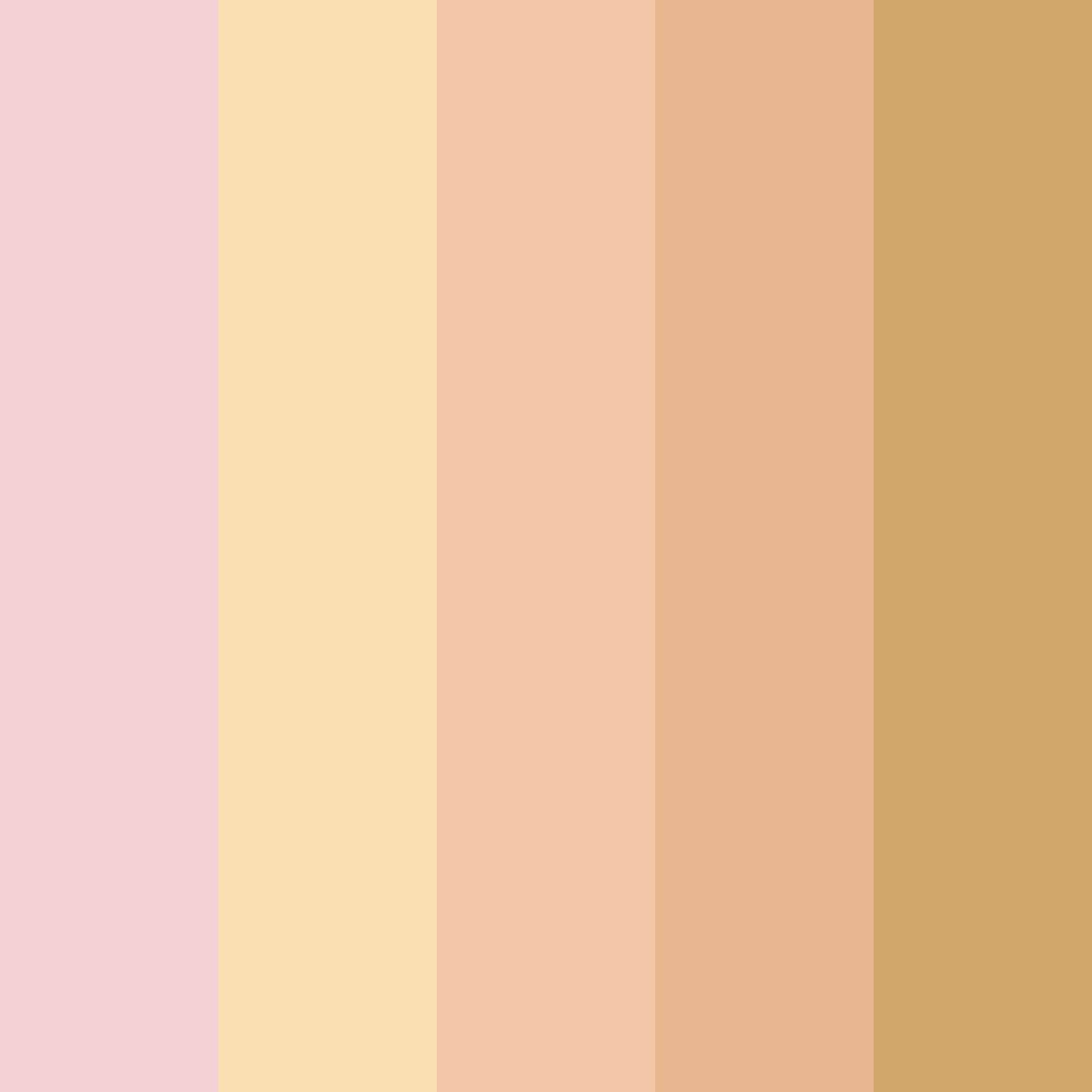 Download blushing elegance color palette PNG image (square)