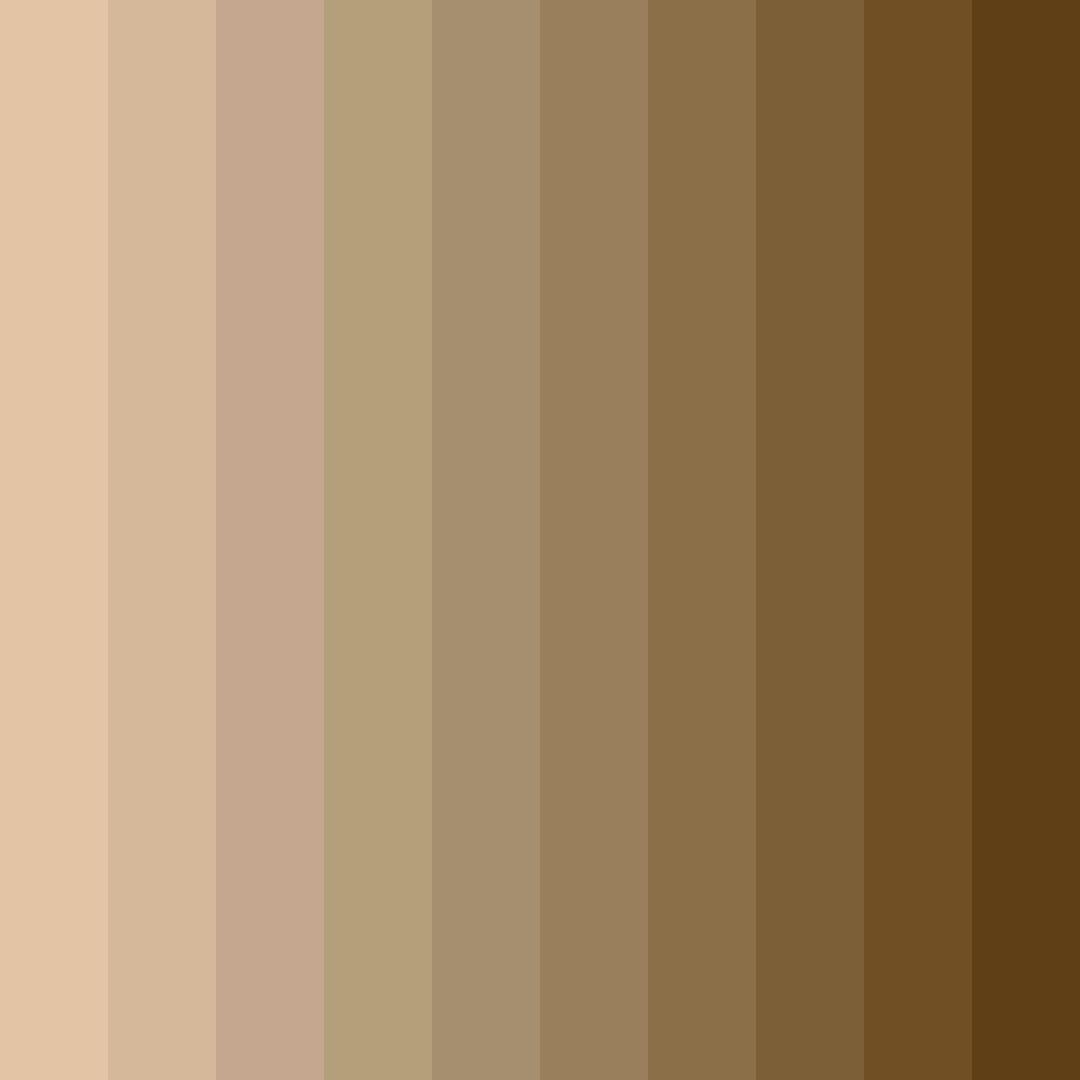 Download earthy elegance color palette PNG image (square)