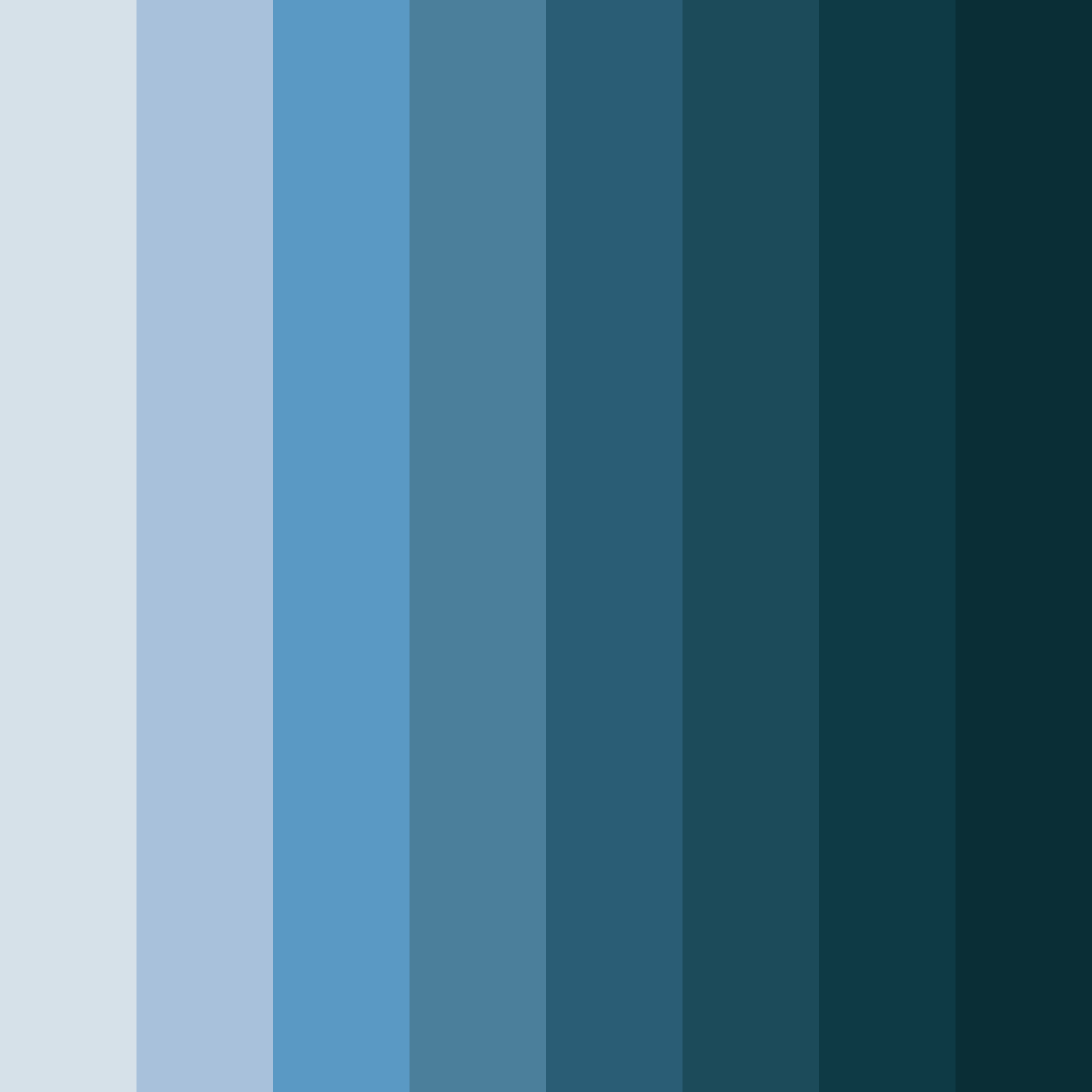 Download blue butterfly color palette PNG image (square)