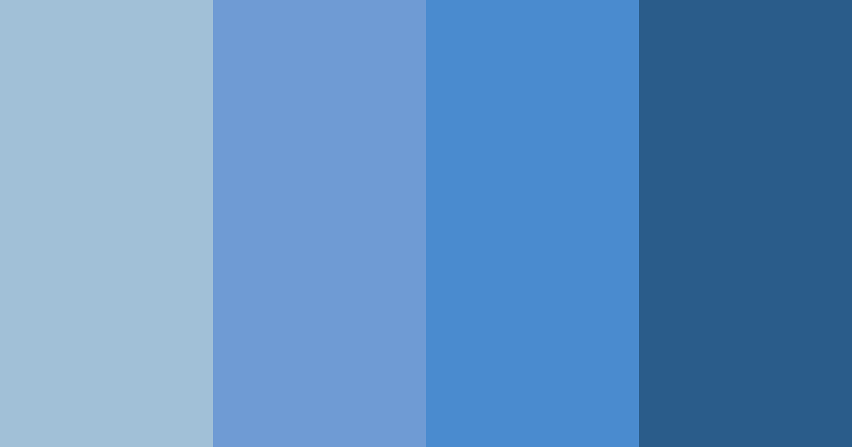 Download cybernetic blues color palette PNG image (landscape)