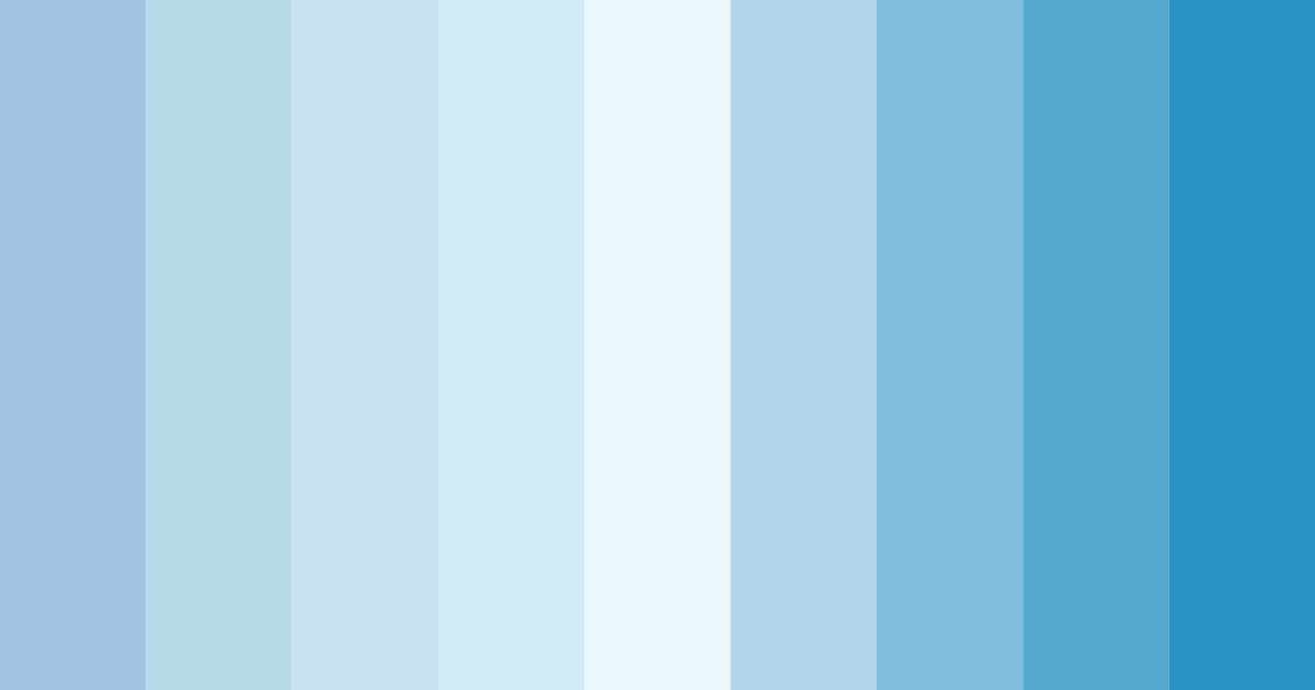 Download pastel sky blue color palette PNG image (landscape)