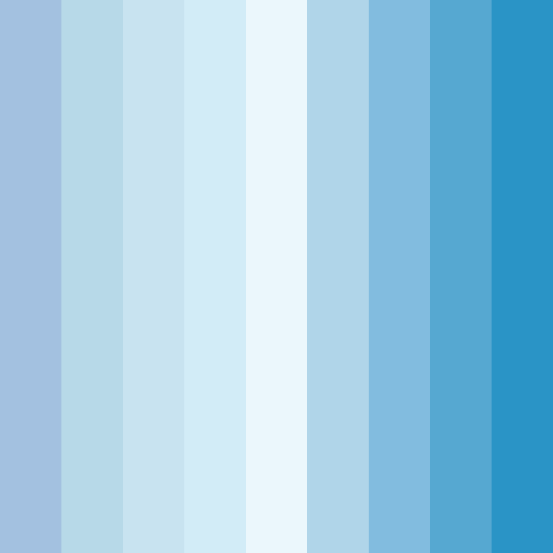Download pastel sky blue color palette PNG image (square)