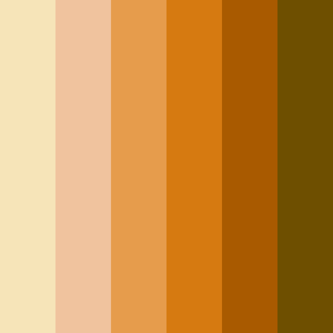 Download honey gold color palette PNG image (square)