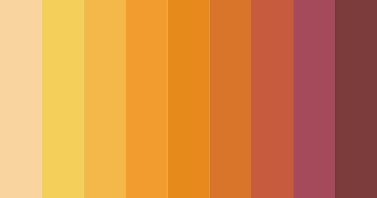 Download sunkissed harvest color palette PNG image (landscape)
