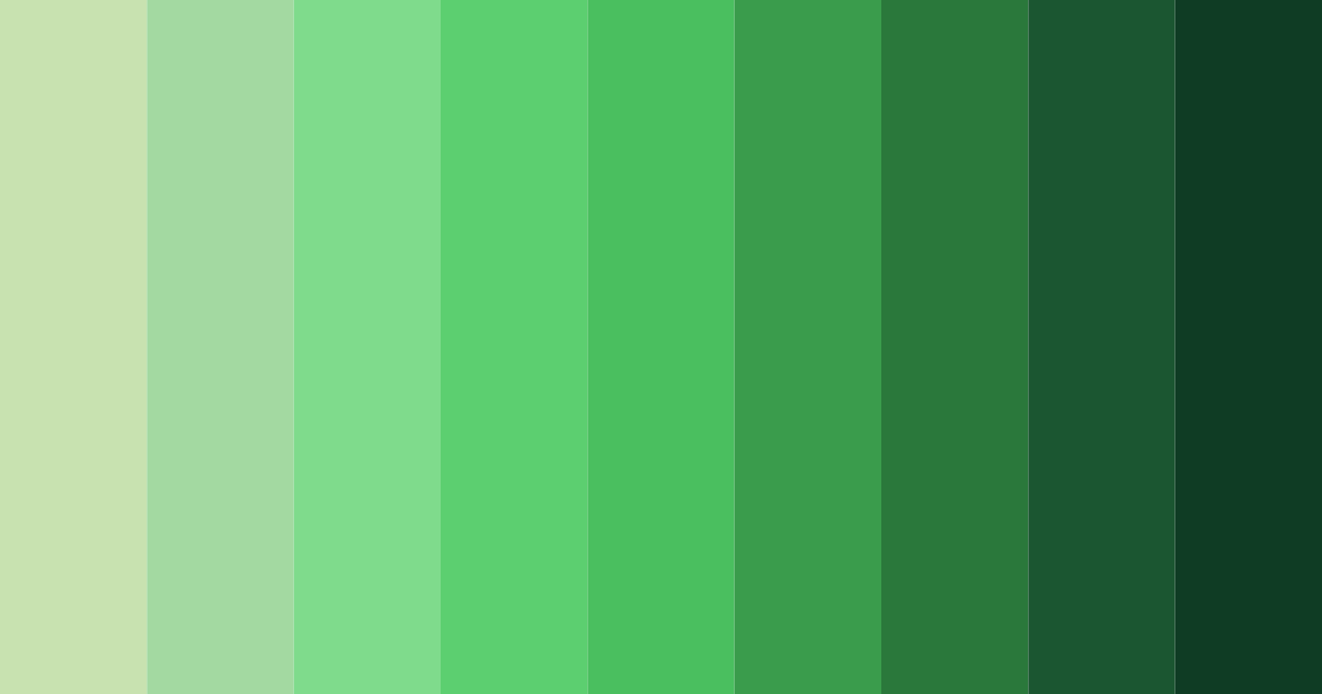 Download verdant whispers color palette PNG image (landscape)