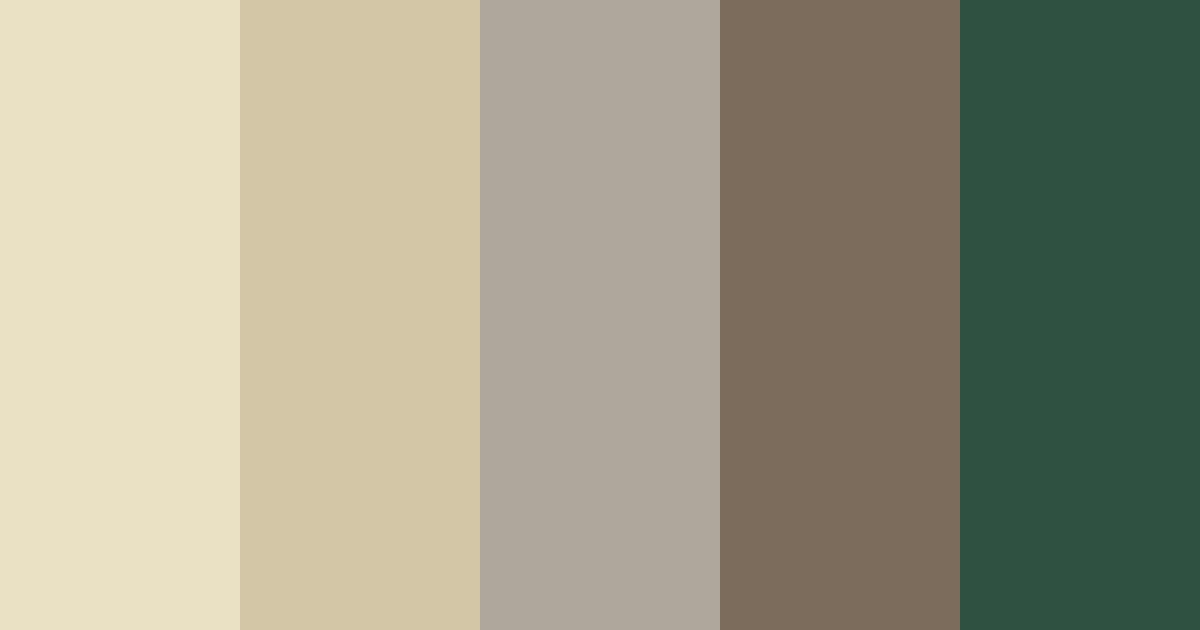Download serene earthtones color palette PNG image (landscape)