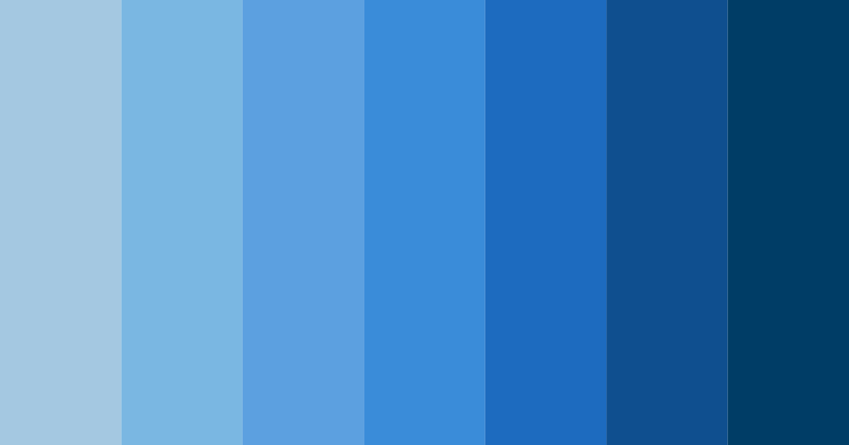 Download ocean blue color palette PNG image (landscape)