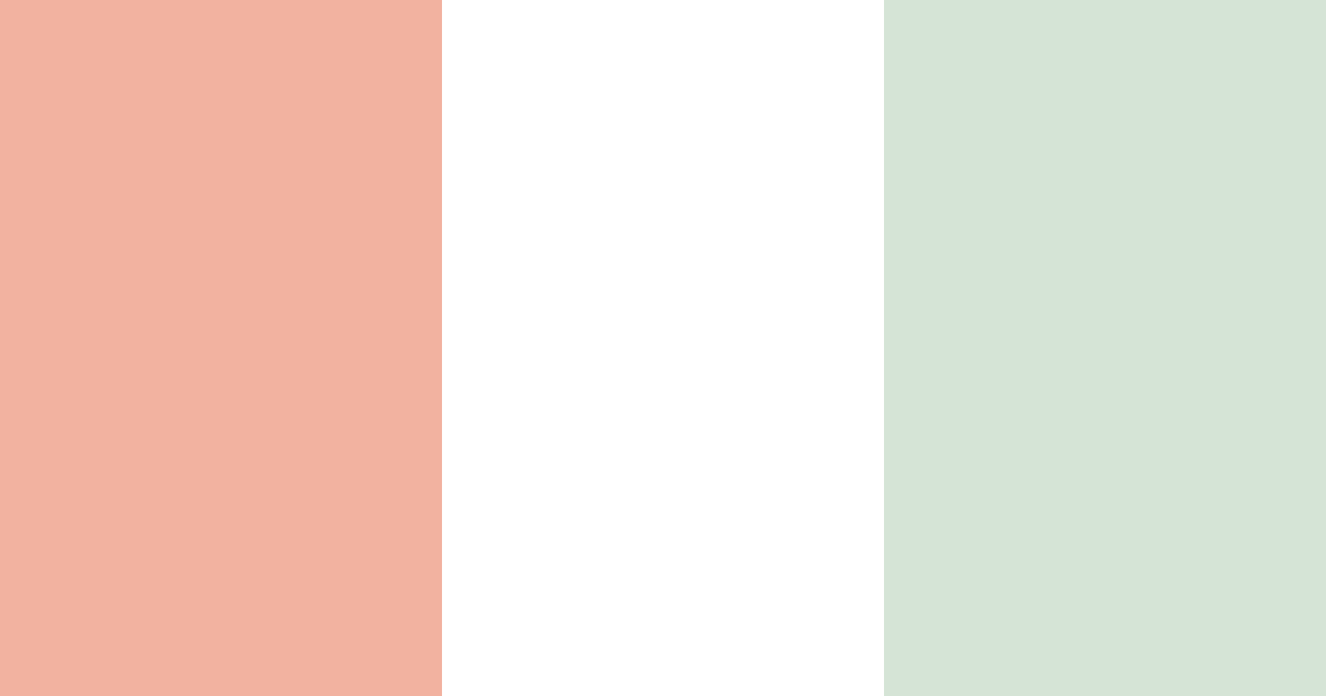 Download peachy cream green color palette PNG image (landscape)