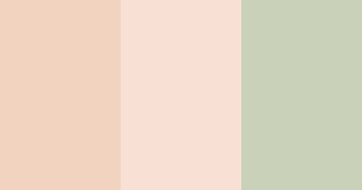 Download peachy green color palette PNG image (landscape)